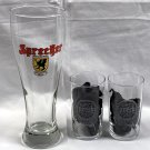 3 Sprecher Milwaukee Weiss Beer Glasses Tall 22 oz & 8 oz Ales & Lagers Etched