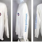 Vineyard Vines Long Sleeve Pocket T Shirt Mens Large American Flag Logo