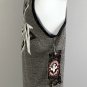 NWT Affliction American Customs Motor Club Tank Top Shirt Mens Small 50/50 Gray