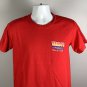 Wahoo's Bar & Grill Islamorada Florida Keys T Shirt Mens Small Beach Red