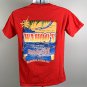 Wahoo's Bar & Grill Islamorada Florida Keys T Shirt Mens Small Beach Red