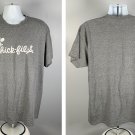 Chick-fil-A Fast Food Restaurant T Shirt Mens XL 50/50 Gray