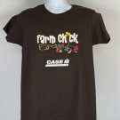 Case IH Agriculture International Harvester Farm Chick T Shirt Womens Medium