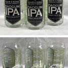 3 Rahr & Sons Brewing Co Dadgum IPA Pale Ale Beer Barrel Glasses Ridin Danky