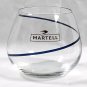 New Martell Cognac 8 oz Rounded Cocktail Glass Gold Logo