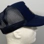 Vintage Miller Lite Beer Baseball Snapback Trucker Hat Mens M/L Navy Blue