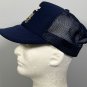 Vintage Miller Lite Beer Baseball Snapback Trucker Hat Mens M/L Navy Blue