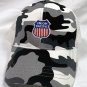 Union Pacific Railroad Snapback Trucker Baseball Hat Camo Black Gray White