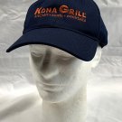 Kona Grill Kitchen Sushi Cocktails Restaurant Baseball Hat Mens Embroidered Blue