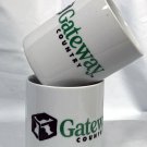 2 Vintage Gateway Country Computer PC Coffee Cup Mugs 8 oz