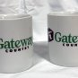 2 Vintage Gateway Country Computer PC Coffee Cup Mugs 8 oz
