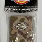 2 New Dickies Camouflage Wrist Bands Camo Khaki