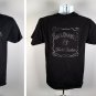 Jack Daniels Old No 7 Brand Whiskey Field Tester T Shirt Mens Medium Black