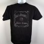 Jack Daniels Old No 7 Brand Whiskey Field Tester T Shirt Mens Medium Black