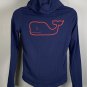 Vinyard Vines Whale Logo Hoodie Womens Small Blue Cotton Polyester Lightweight