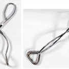 Vintage Ekco Metal Tongs Scissor Motion USA