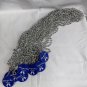 10 Menage a Trois Vodka Silver Beaded Necklaces Mardi Gras Party Plastic Logo