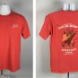 The Original Sailor Jerry Spiced Rum Eagle Logo T Shirt Mens Large Red