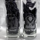 2 New Jagermeister Jager Tonic Cocktail Glasses 0,2 l VCA German Recipe on back
