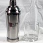 New Ketel One Vodka Embossed Cocktail Rocks Glasse + Cocktail Shaker