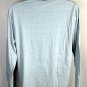 Life is Good Happy Trails Sleep Wear Henley Shirt Mens Large Blue Cotton Poly