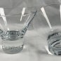 2 New Grand Marnier Etched Base Tapered Cocktail Glasses 6 oz