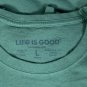 Life is Good Grill Sergeant BBQ Crusher Lite T Shirt Men Large Green