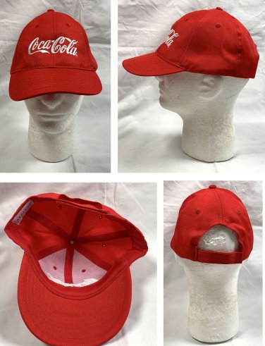 New Coca Cola Coke Baseball Hat Mens Embroidered Cotton Red