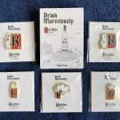 5 Ketel One Vodka Advertising Pins Tie Hat Tacks & Deck of Playing Cards