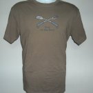 Life is Good King of the Grill Spatula Fork Grilling Tools BBQ Shirt Men Small