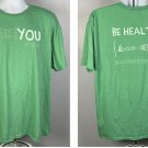 Dupont Be the Best Version of You Live Healthy T Shirt Mens 3XL Green 50/50