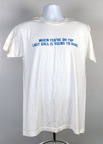 Pinnacle Vodka When You're on Top Last Call is Yours To Make T Shirt Mens Medium