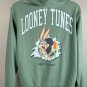 Looney Tunes Bugs Bunny Pullover Hoodie Mens Large Cotton Polyester Open Pocket