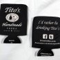 2 New Tito's Vodka Neoprene Can/Bottle Koozies