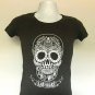 Cabo Wabo Las Vegas Sugar Skull Logo T Shirt Womens Juniors Small