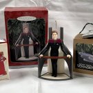 3 Hallmark Star Trek Voyager Ornaments USS Light Magic Delta Flyer Capt Janeway