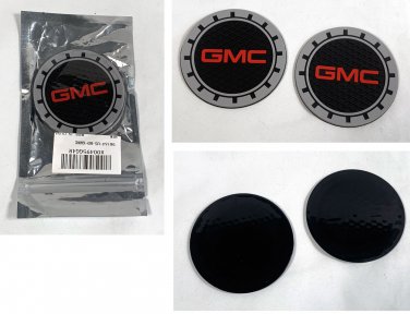 2 New GMC Rubber Car Cup Holder Coasters General Motors Company 2.75"