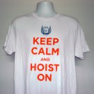 Samuel Adams Octoberfest Keep Calm and Hoist On T Shirt Mens Large Samuel Adams Octoberfest Keep Calm and Hoist On T Shirt Mens Large