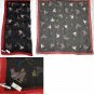 NWT Talbots Ice Skates Winter Holly Berries Scarf Wrap 36" x 36" Polyester