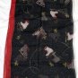 NWT Talbots Ice Skates Winter Holly Berries Scarf Wrap 36" x 36" Polyester