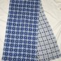 NWT Talbots Blue Polka Dot Scarf Wrap 17.5" x 72" Acrylic Wool Blend