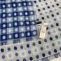 NWT Talbots Blue Polka Dot Scarf Wrap 17.5" x 72" Acrylic Wool Blend