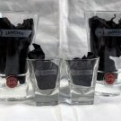 2 Jameson Irish Whiskey Cocktail Glasses 10 oz + 2 Shot Glasses Embossed Base