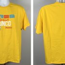 La Cerveza del Cinco Pacifico Beer T Shirt Mens XL Yellow