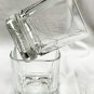 2 Crown Royal Whiskey Glasses 2000 Embossed Base 8 OZ