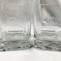 2 Crown Royal Whiskey Glasses 2000 Embossed Base 8 OZ