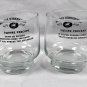 2 Jack Daniels Tennessee Sipper Whiskey Glasses Squire Precept 8 oz Vintage