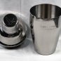 2 Grey Goose Vodka Embossed Cocktail Glasses Metal Cocktail Shaker Olive Picks