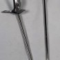 2 Grey Goose Vodka Embossed Cocktail Glasses Metal Cocktail Shaker Olive Picks