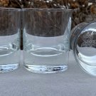 3 Crown Royal Canadian Whisky Glasses 7 oz Thick Embossed Base